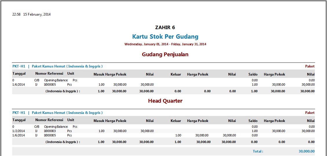 Opsi stok umum